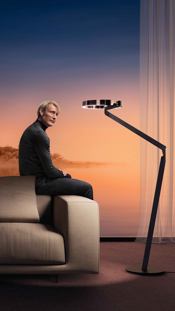 Occhio Gioia lettura Mads Mikkelsen Kampagne