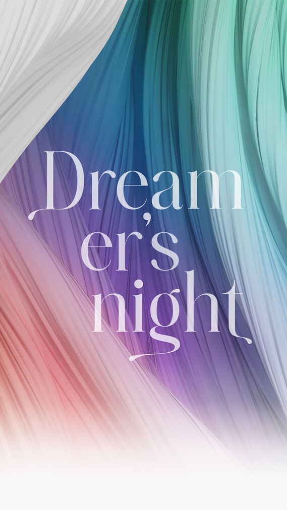 Dreamer's Night Keyvisual mit Verlauf