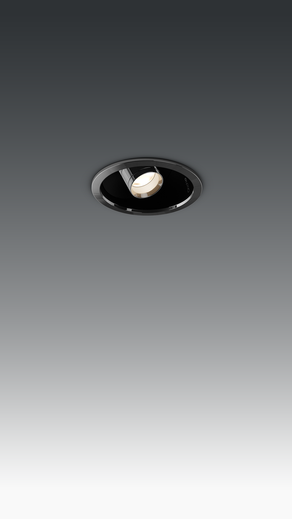Occhio coro piano cover dark chrome Deckenstrahler