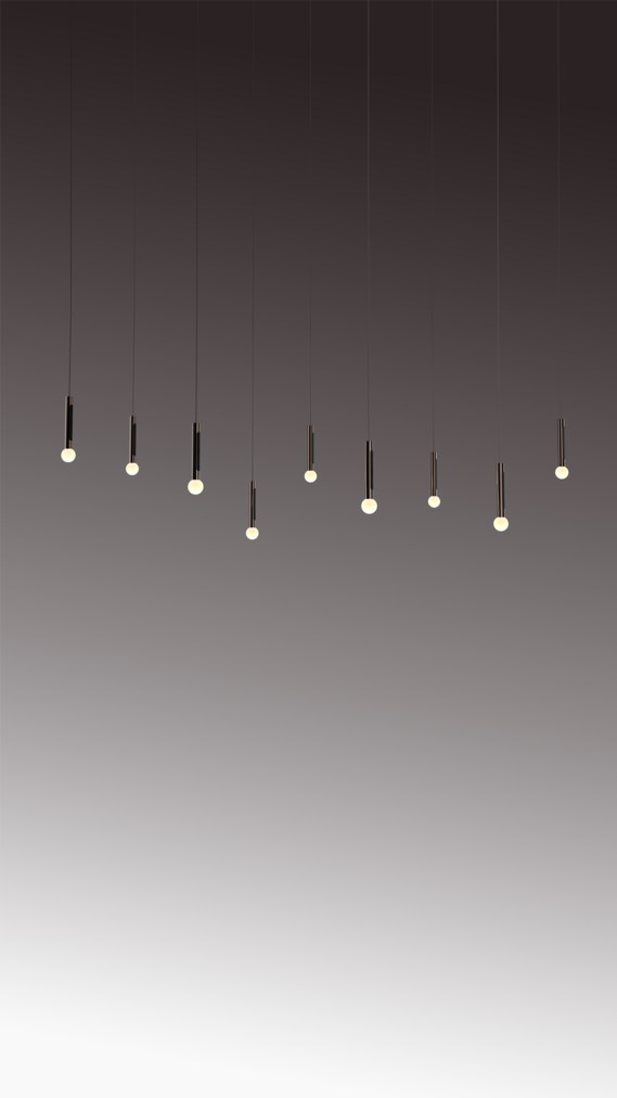 Occhio coro moon sospeso spider 9 phantom Pendelleuchte
