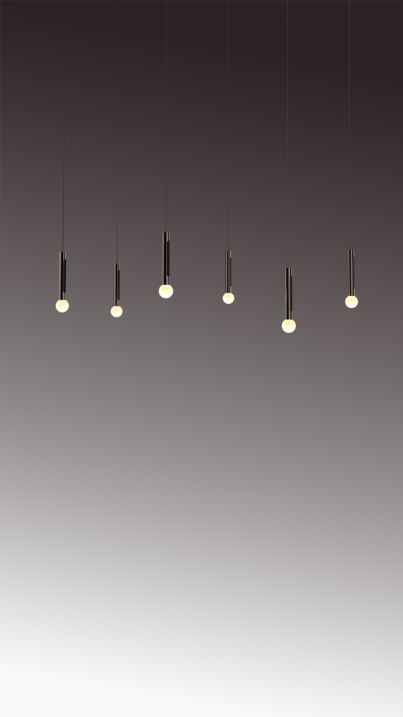 Occhio coro moon sospeso spider 6 phantom Pendelleuchte