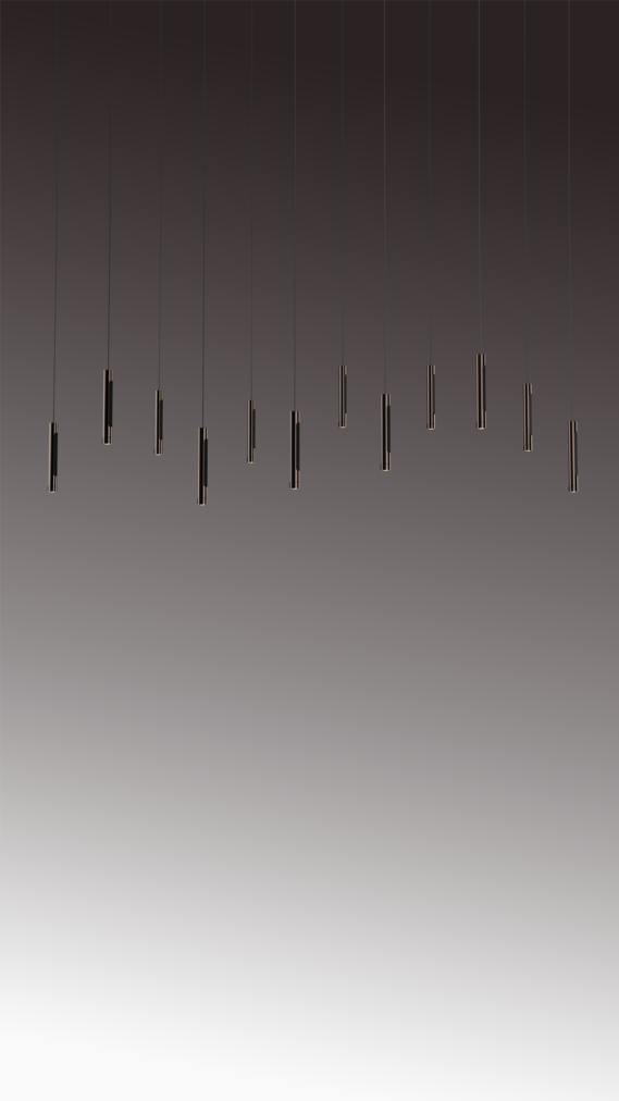 Occhio coro sospeso spider 12 phantom Pendelleuchte