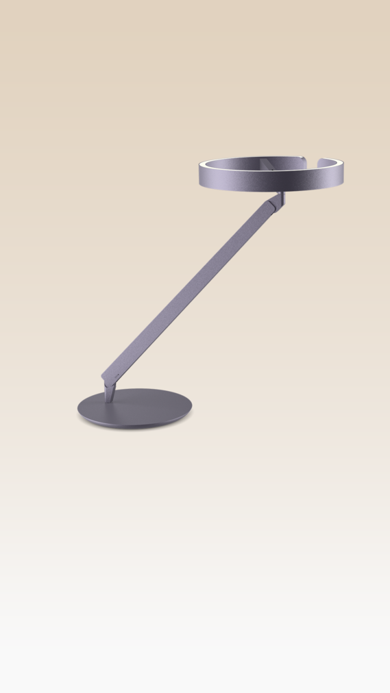 Occhio Gioia tavolo table luminaire on beige backround